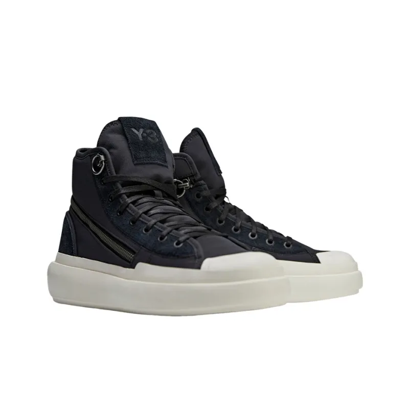 Adidas Y 3 Ajatu Court High 'Black Off White'-2