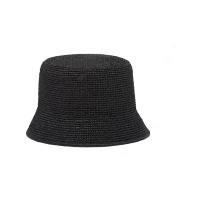 PRADA Raffia Bucket Hat-1