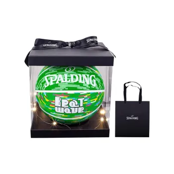 SPALDING Track Series Rubber Basketball Green Size 7 Training Unisex