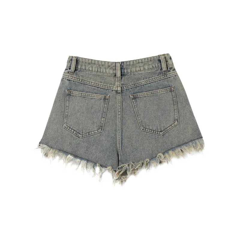MEETLADY Denim Shorts Women's-7