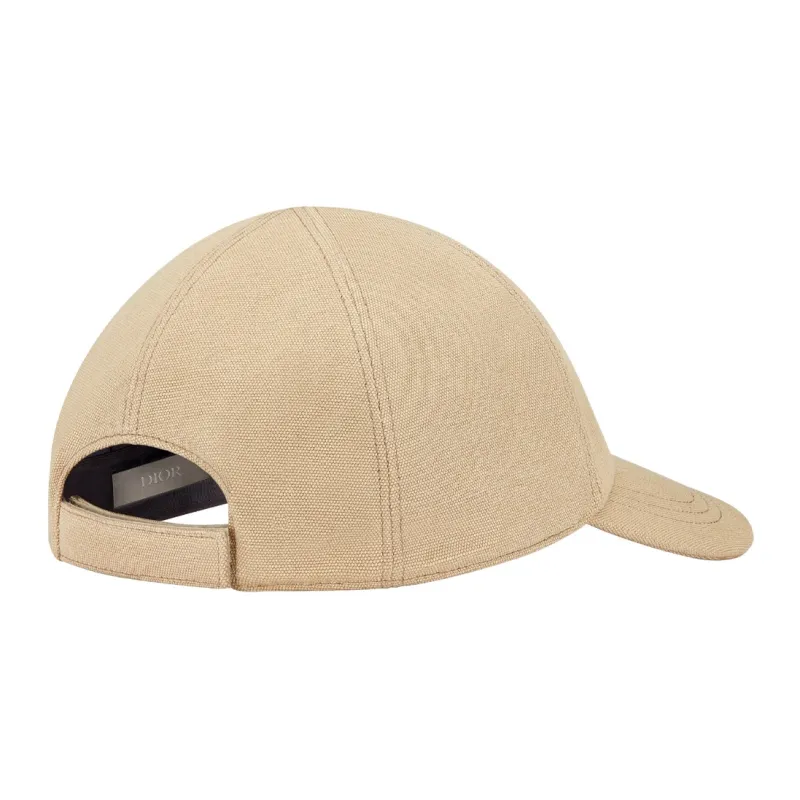 DIOR Cotton Baseball Caps Men's Yellow-2