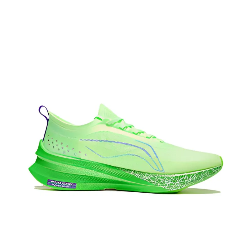 LiNing Feidian 3 Elite Anti Slip And Wear Resistant Breathable Low Top Running Shoes Unisex Light Neon Green-1