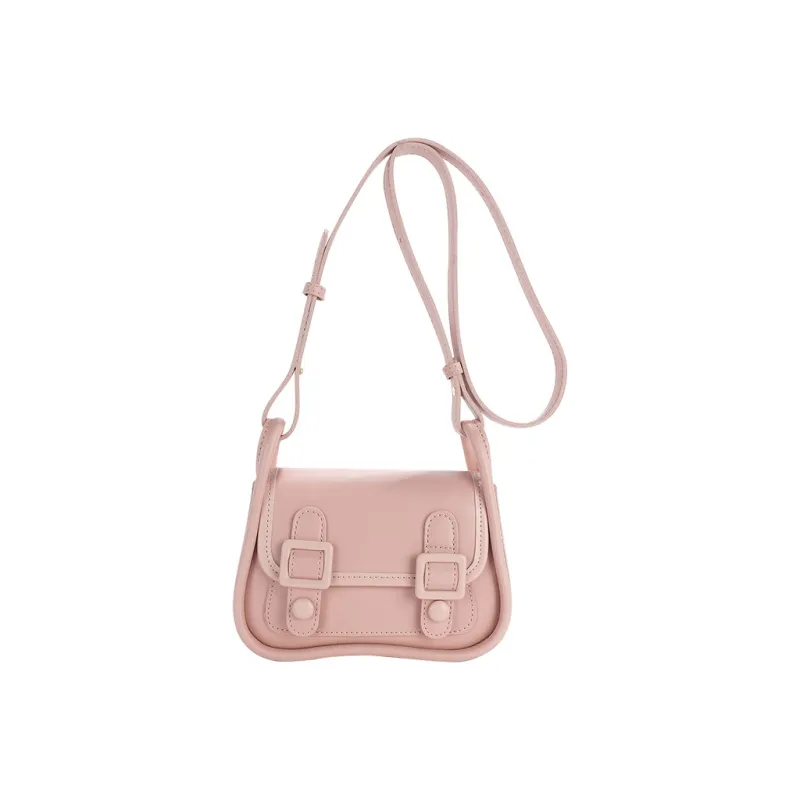 JANE KLAIN PU Shoulder Bag, Crossbody Bag Small Size Women's Pink/Black/Khaki-1