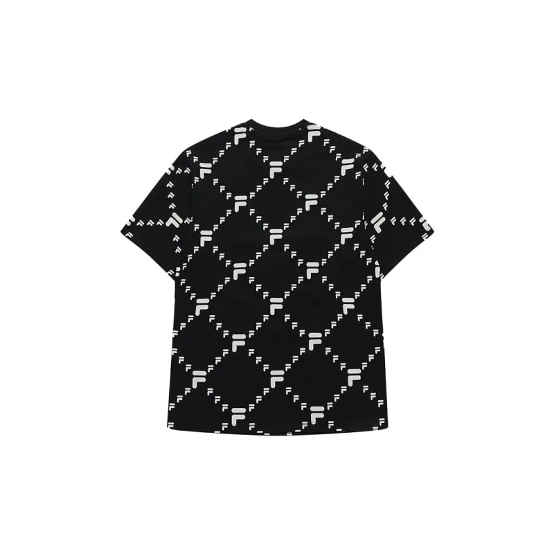 FILA FUSION T Shirt Unisex Pitch Black-1