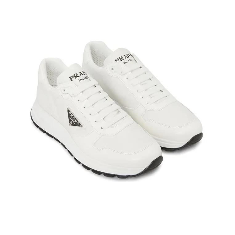 PRADA Low Top Sports Casual Shoes Men's White-1