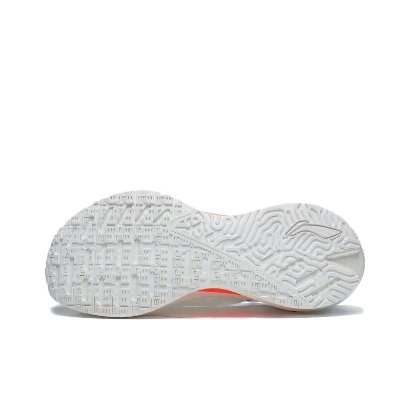 LiNing Jueying Essential Anti Slip Wear Resistant Low Top Running Shoes Women's White Blue Orange Purple-5
