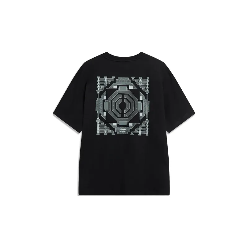 LiNing Chinese Culture Series T Shirt Men's Black-1
