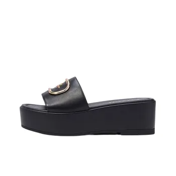 COACH Eloise Slides Black Women's