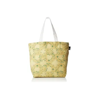 ROOTOTE Cotton Canvas Bag, One Shoulder Handbag Women's Yellow/Blue/Pink/Gray