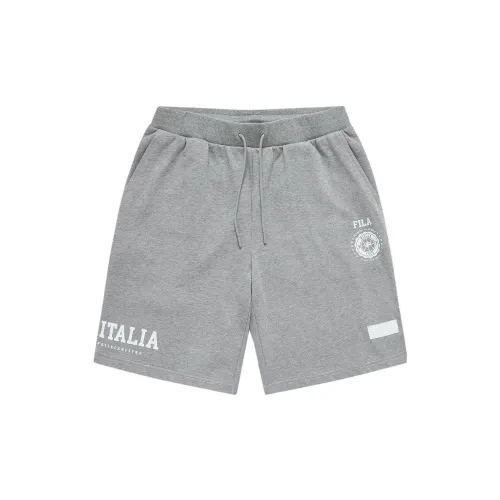 FILA FUSION Casual Shorts Men Silver Moon Heather Gray