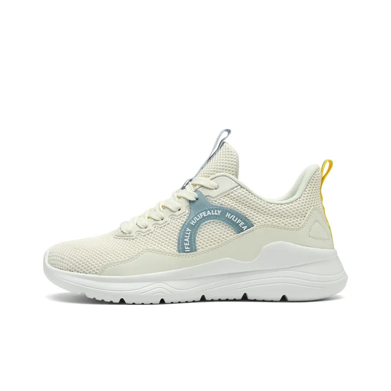 HLA Casual Shoes Women's Low Top White/Beige-7