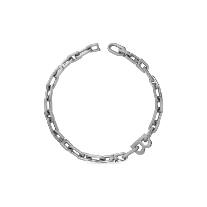 Balenciaga Necklaces Men Silver-1
