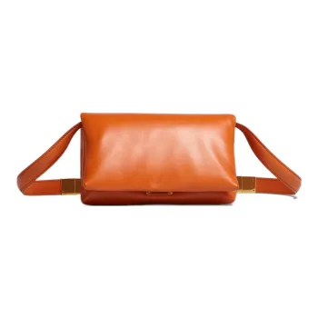 MARNI Padded Foldover Top Crossbody Bag