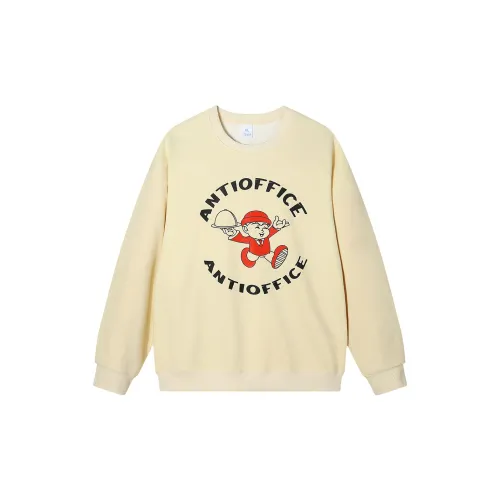 Antioffice Sweatshirts Unisex Apricot