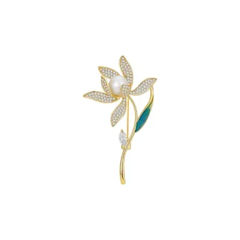 HMZ Brooches Women's Gold