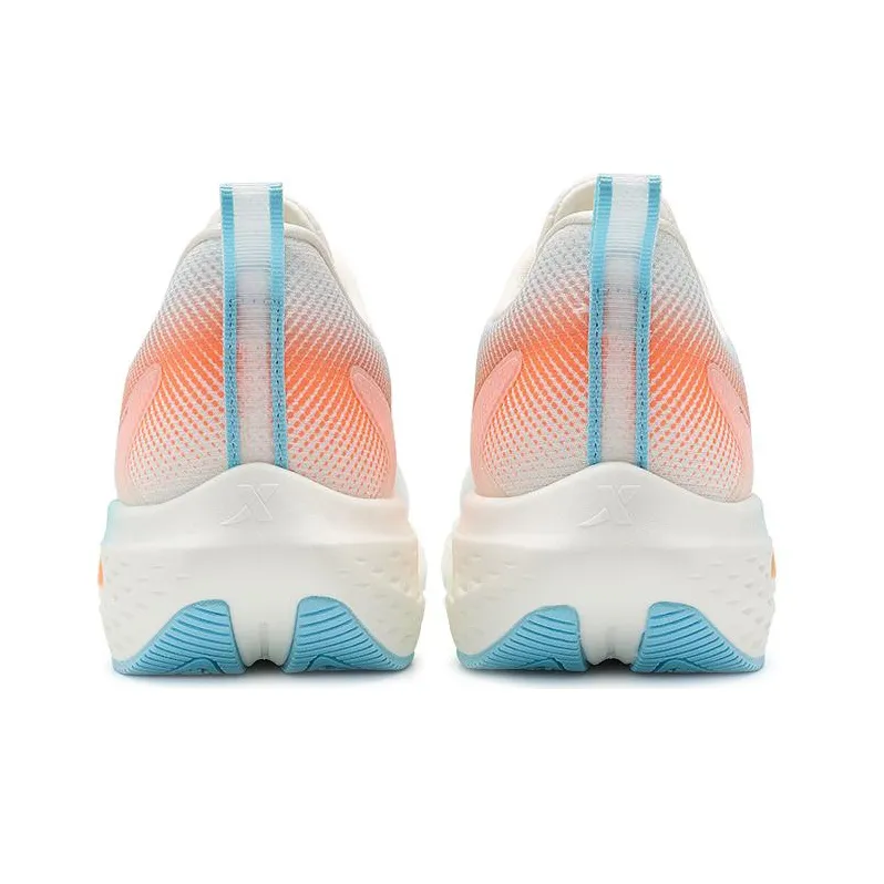 XTEP Star Speed Running Shoes Men Low Top White/Blue/Orange-4