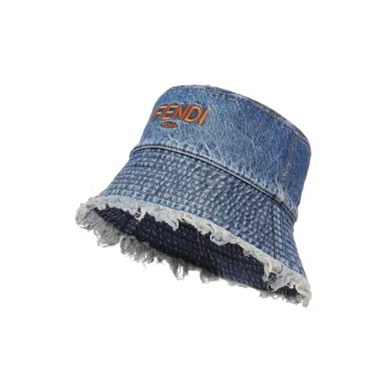 FENDI Bucket Hat Men Blue POIZON