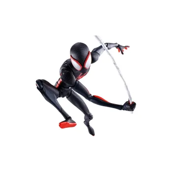 BANDAI SHF Spider Man Parallel Universe Spider Man Miles Morales Hobby Model 15.5cm
