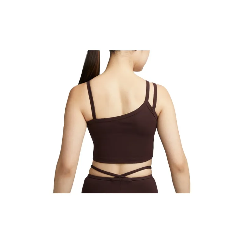 Nike Sleeveless Sports Shirts Women's Earth Umber-1