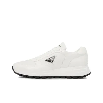 PRADA Low Top Sports Casual Shoes Men's White