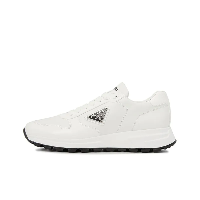 PRADA Low Top Sports Casual Shoes Men's White-0