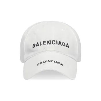 Balenciaga Baseball Caps Men White