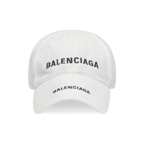 Balenciaga Baseball Caps Men White