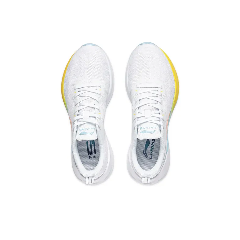 LiNing Wuyue Shock Absorbers Slip Resistant, Abrasion Resistant, Breathable Low Top Casual Running Shoes Men's White-2