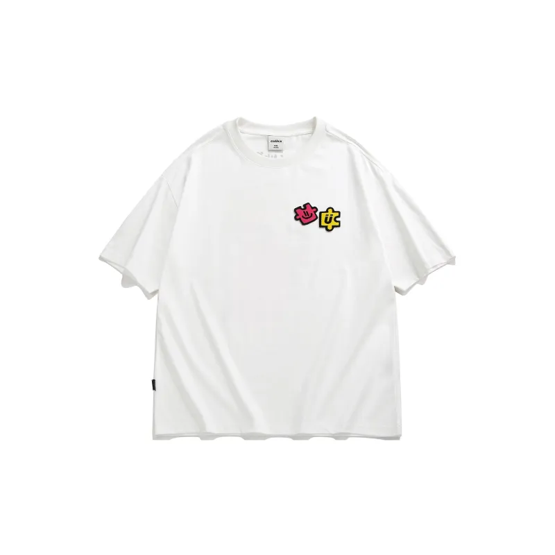 Agaho X Guuka T Shirts Unisex White-1
