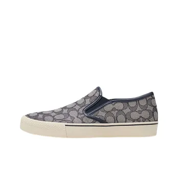 COACH Low Top Stylish Skateboarding Shoes Men's Gray