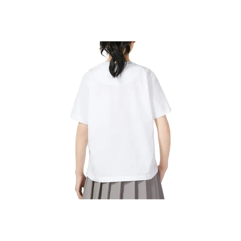 New Balance Drop Shoulder Sleeve T Shirt Women's White-1