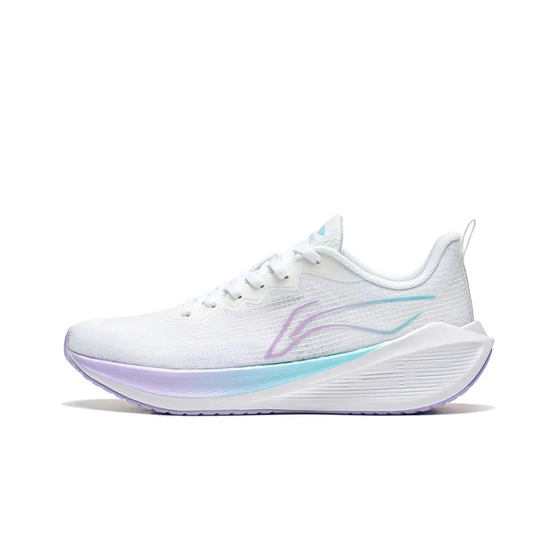 LiNing Wuyue Slip Resistant, Abrasion Resistant, Breathable Low Top Running Shoes Women's Standard White-0
