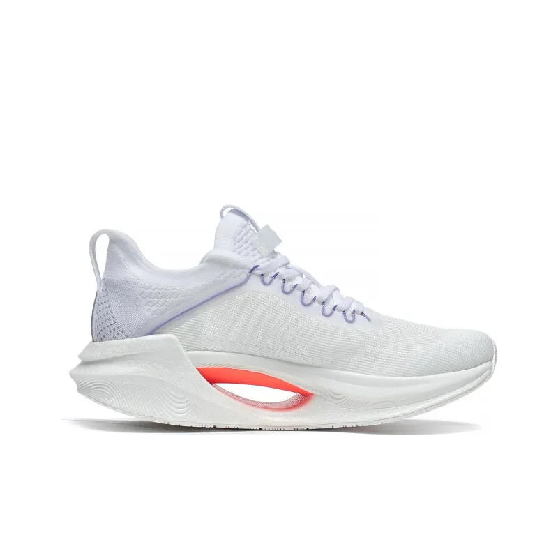 LiNing Jueying Essential Anti Slip And Wear Resistant Breathable Low Top Running Shoes Men's White Blue Orange Purple-1