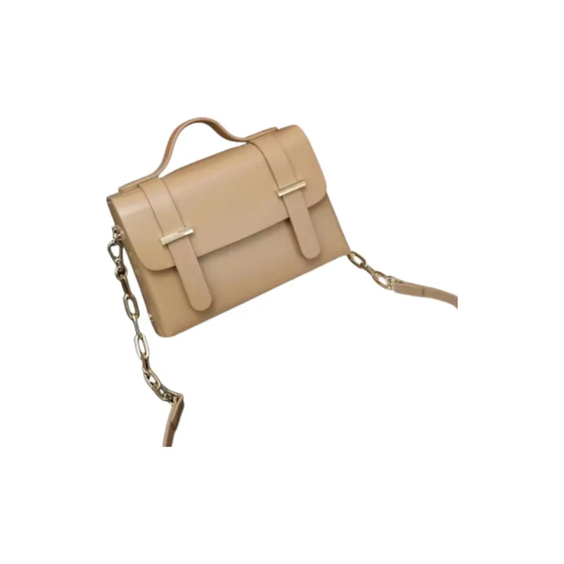 DEERE JACK Cow Leather Handbag, Crossbody Bag Women's Burgundy/Black/Caramel/White/Apricot-2