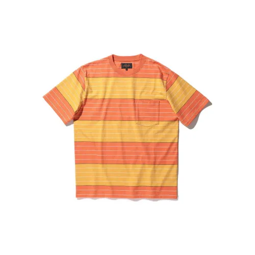 Beams T-Shirts Men Orange