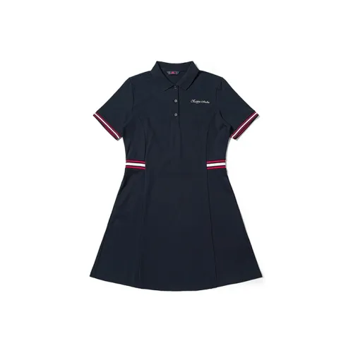 Kappa Short-Sleeved Dresses Women's Midnight Blue