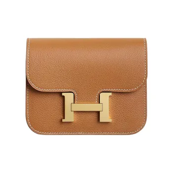 HERMES Constance Slim Wallet Gold Fanny Belt Bag Pouch