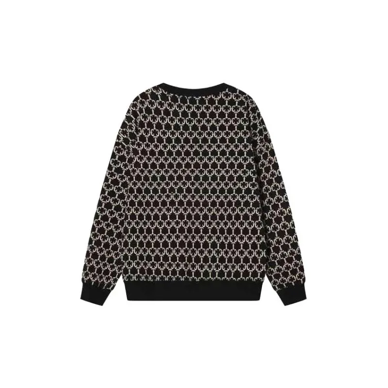 TCH Sweatshirts Unisex Black With White Logo-1