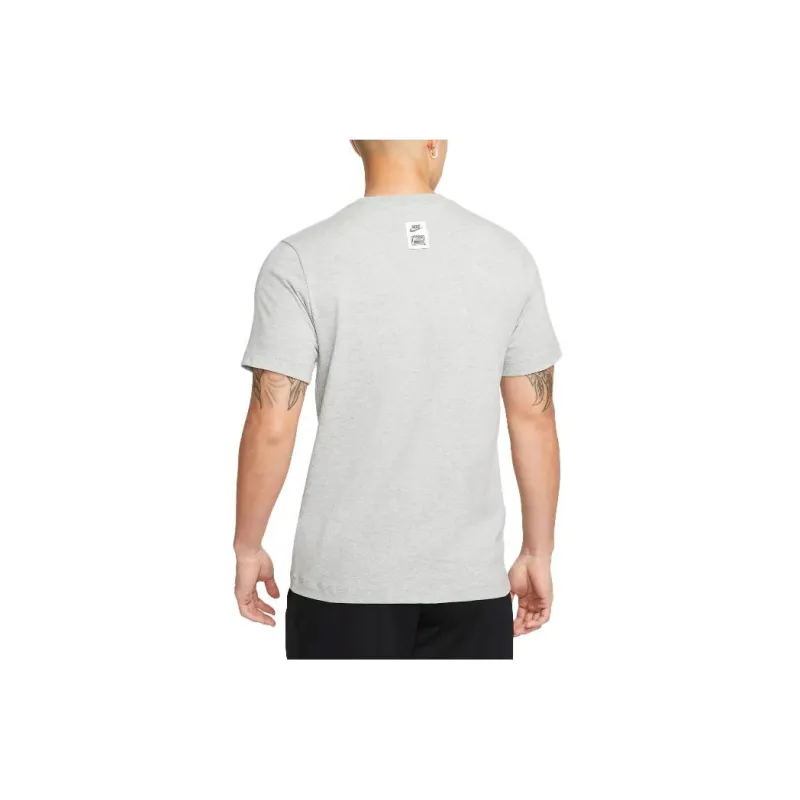 Nike T Shirts Men Light Gray-1
