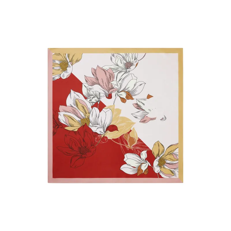WENSLI Silk Scarves Women's-14