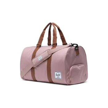 Herschel Polyester Gym Bag Travel Bag Luggage Handbag Large Size Women's Gray Rose
