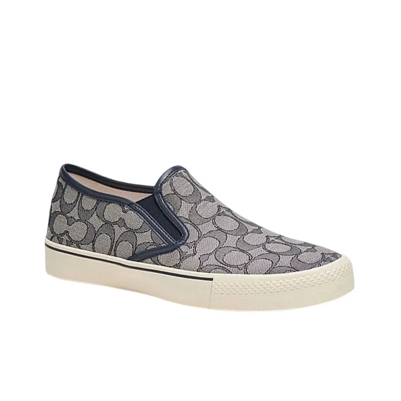 COACH Low Top Stylish Skateboarding Shoes Men's Gray-1