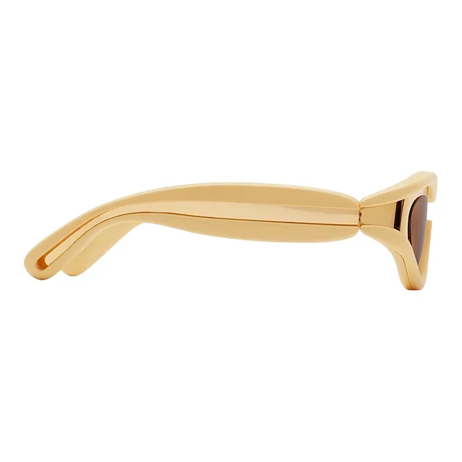 Bottega Veneta Oval Frame Shaped Sunglasses-1