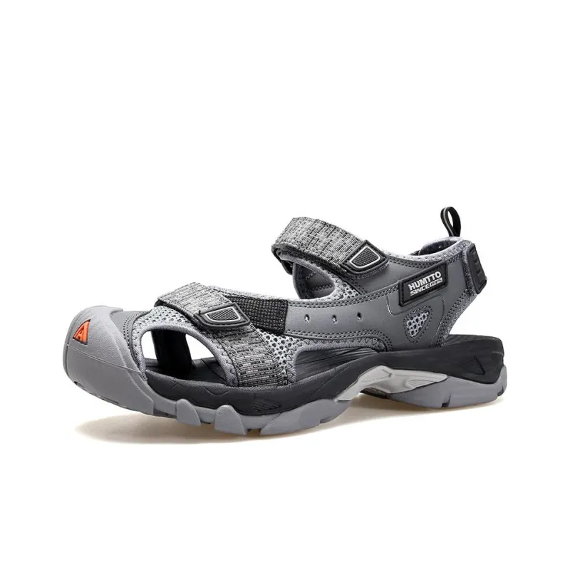 HUMTTO Beach River Trekking Shoes Sports Sandals Men's Gray-1