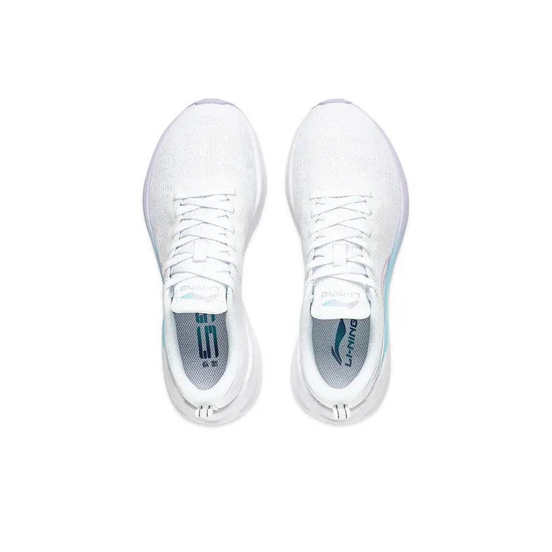 LiNing Wuyue Slip Resistant, Abrasion Resistant, Breathable Low Top Running Shoes Women's Standard White-2