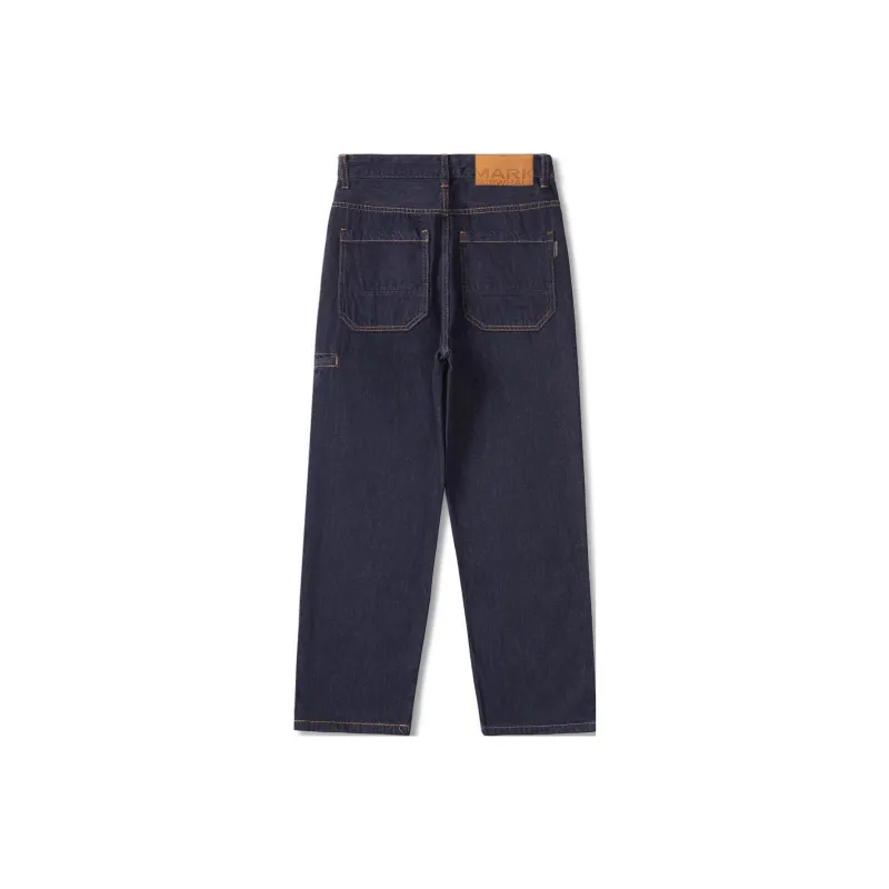 FAIRWHALE Straight Jeans Spring And Summer Men's Dark Blue-1