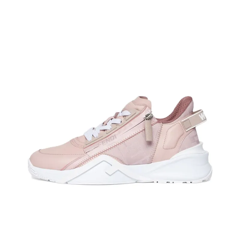 FENDI Flow Low Top Pink White Women's-0