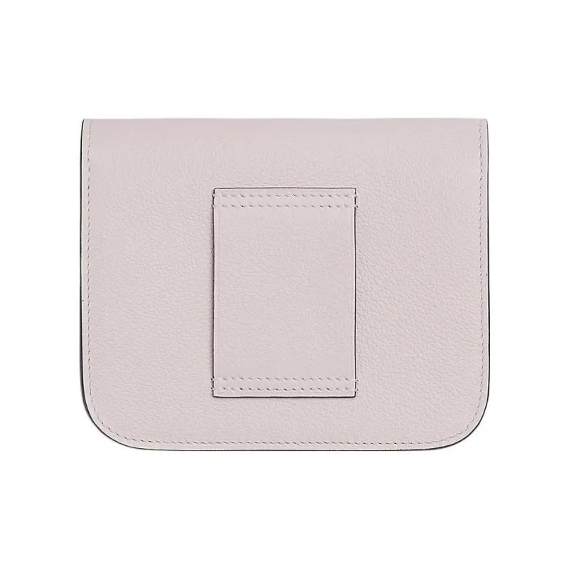 HERMES Constance Slim Evercolor Calfskin Clutch Fanny Pack Wallet Women's 09 Mauve Pale Dream Purple-2