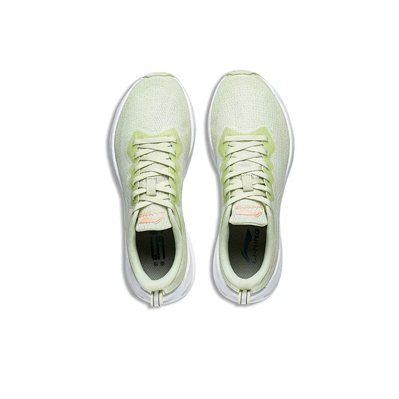 LiNing Wuyue Slip Resistant, Abrasion Resistant, Breathable Low Top Running Shoes Women's Light Fruit Green-2