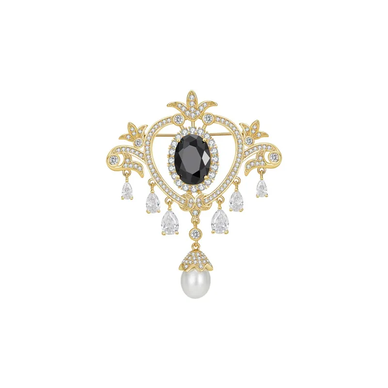 HMZ Brooches Women's Gold-0